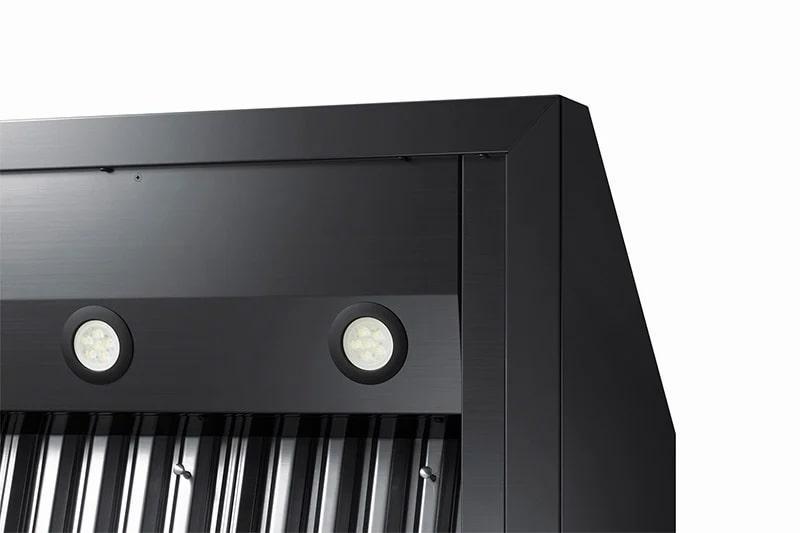 Dacor - 35.875 Inch 600 CFM Under Cabinet Range Vent in Black Stainless - DHD36M987WM