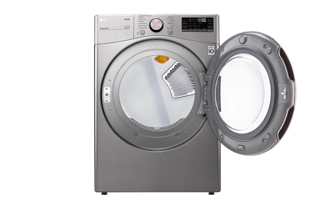 LG - 7.4 cu. Ft  Electric Dryer in Grey - DLEX3850V