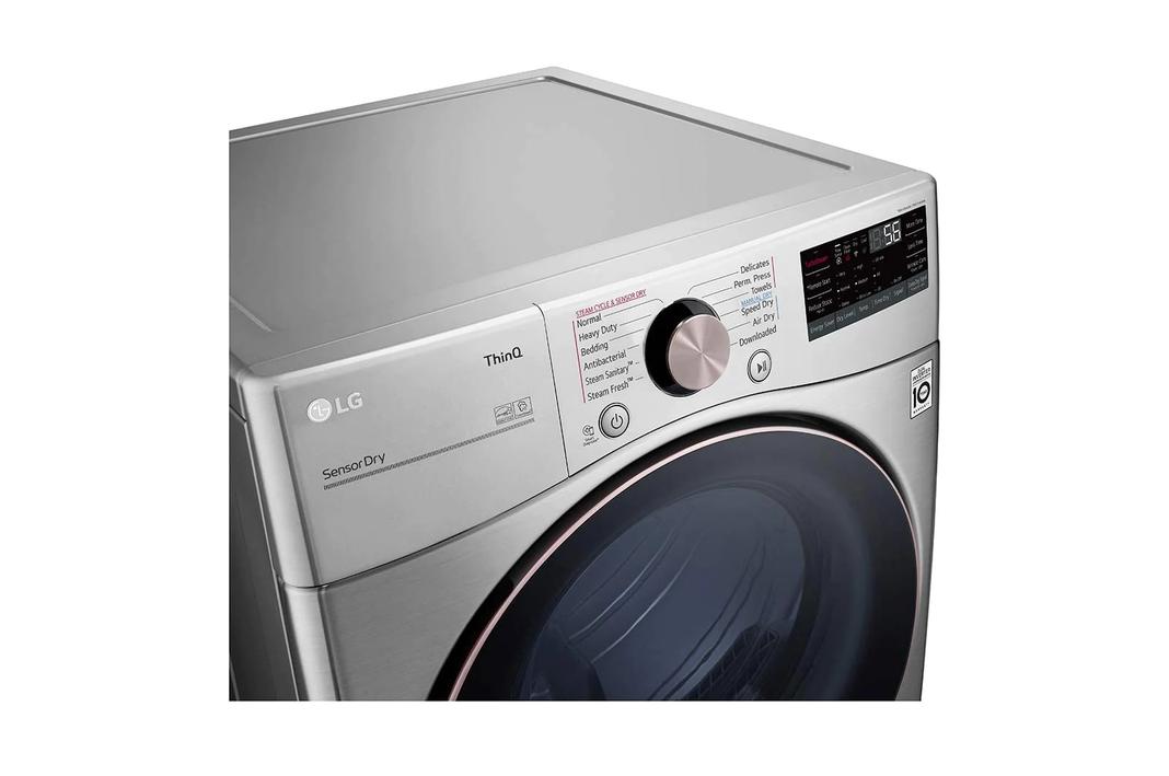 LG - 7.4 cu. Ft  Electric Dryer in Grey - DLEX3850V