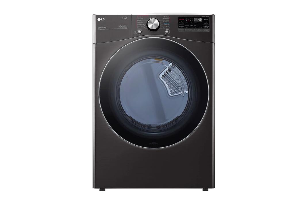 LG - 7.4 cu. Ft  Electric Dryer in Black Stainless - DLEX4200B