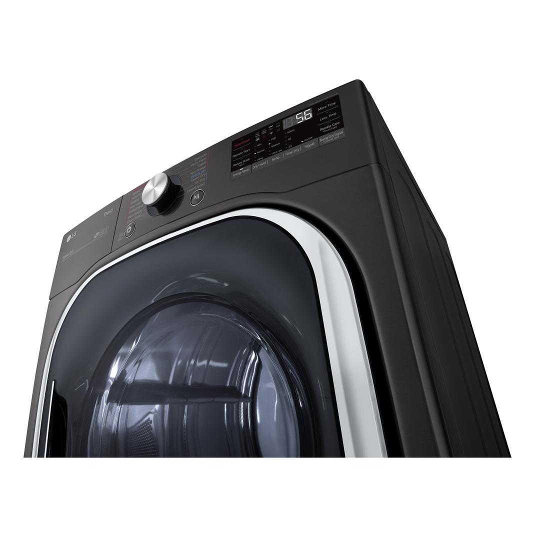 LG - 7.4 cu. Ft  Electric Dryer in Black Stainless - DLEX4500B