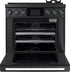 Dacor - 4.8 cu. ft  Dual Fuel Liquid Propane Range in Black Stainless - DOP36M86DPM