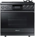 Dacor - 4.8 cu. ft  Dual Fuel Range in Black Stainless - DOP36M94DLM