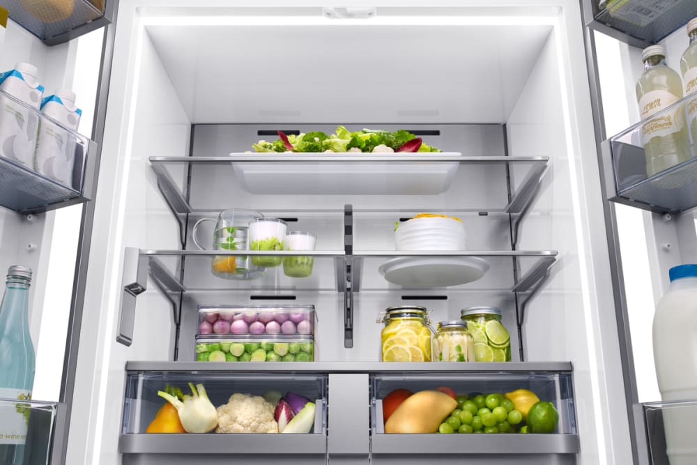 Dacor - 35.75 Inch 21.3 cu. ft Built In / Integrated French Door Refrigerator in Panel Ready - DRF365300AP