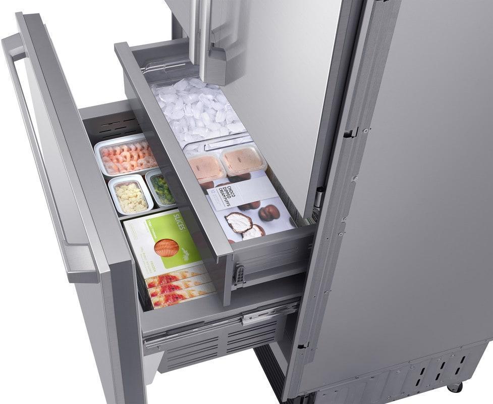 Dacor - 35.75 Inch 21.3 cu. ft Built In / Integrated French Door Refrigerator in Panel Ready - DRF365300AP