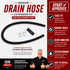 Whirlpool Washer Drain Hose Extension Kit DRNEXT4 — Fix Short Drain Hose & Drainage Problems
