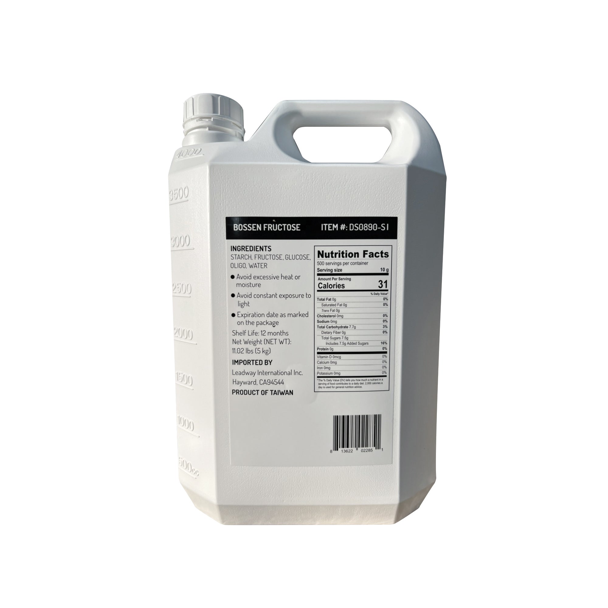 Fructose (5kg) | Sweetener | Bossen Canada