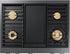 Dacor - 36 inch wide Gas Cooktop in Black Stainless - DTT36M974PM