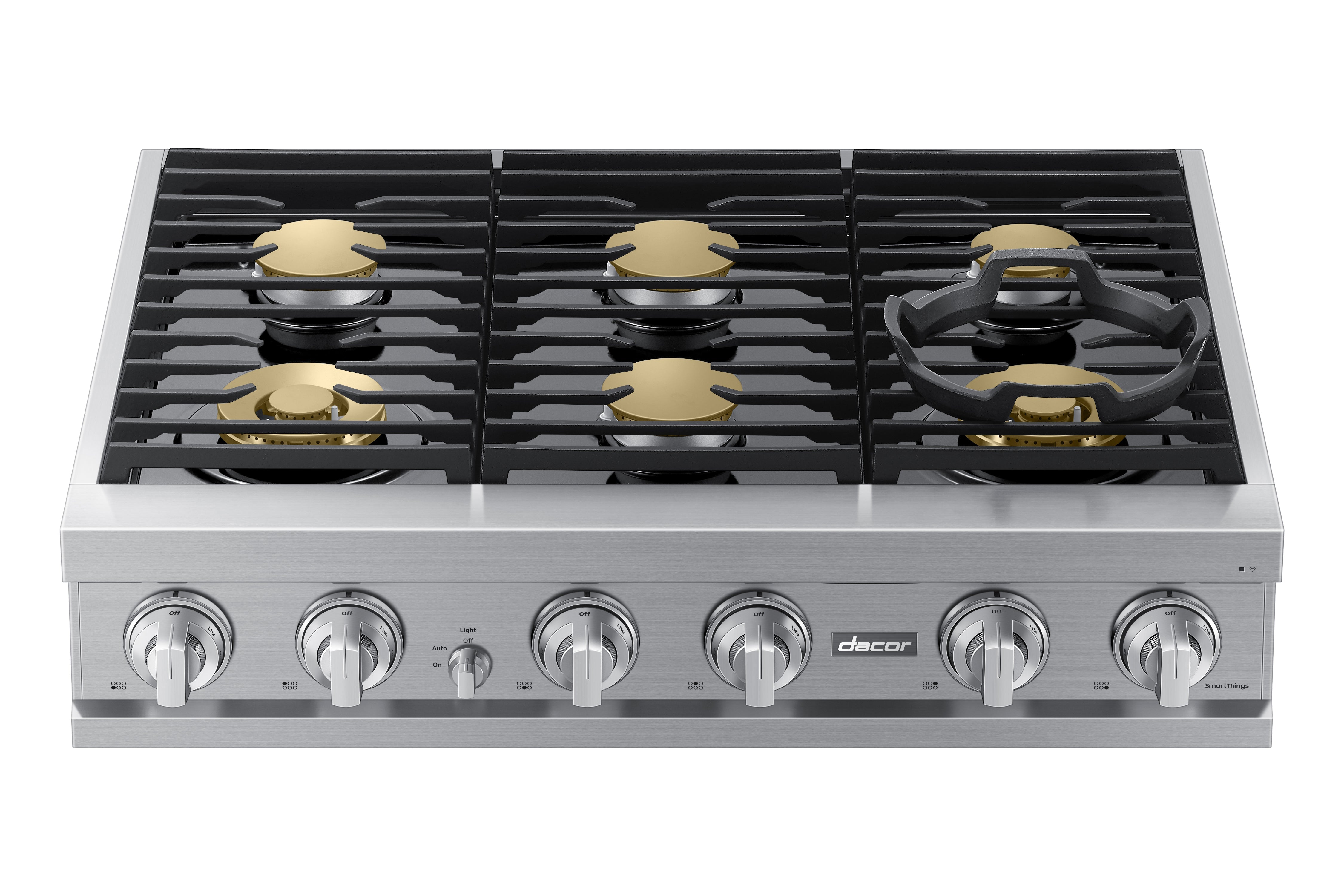 Dacor - 35.9 Inch Gas Cooktop in Stainless - DTT36T960GS