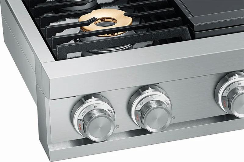 Dacor - 47.875 inch wide Gas Cooktop in Stainless - DTT48M976LS