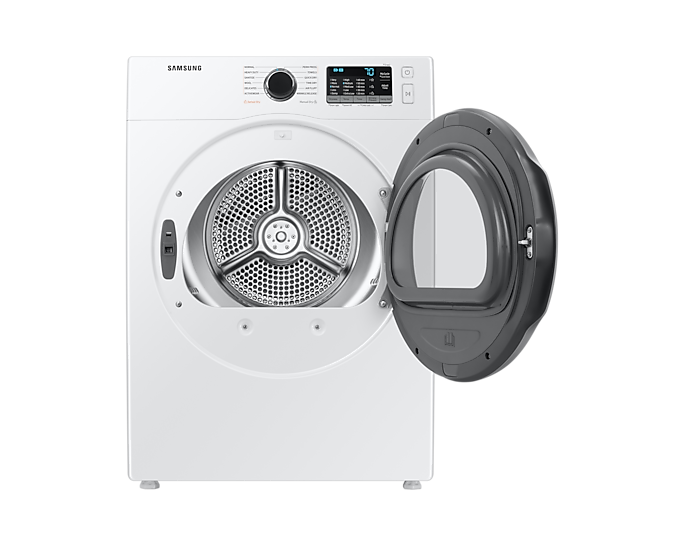 Samsung - 4 cu. Ft  Electric Dryer in White - DV25B6800EW