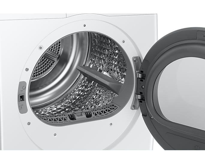 Samsung - 4 cu. Ft  Electric Dryer in White - DV25B6800HW