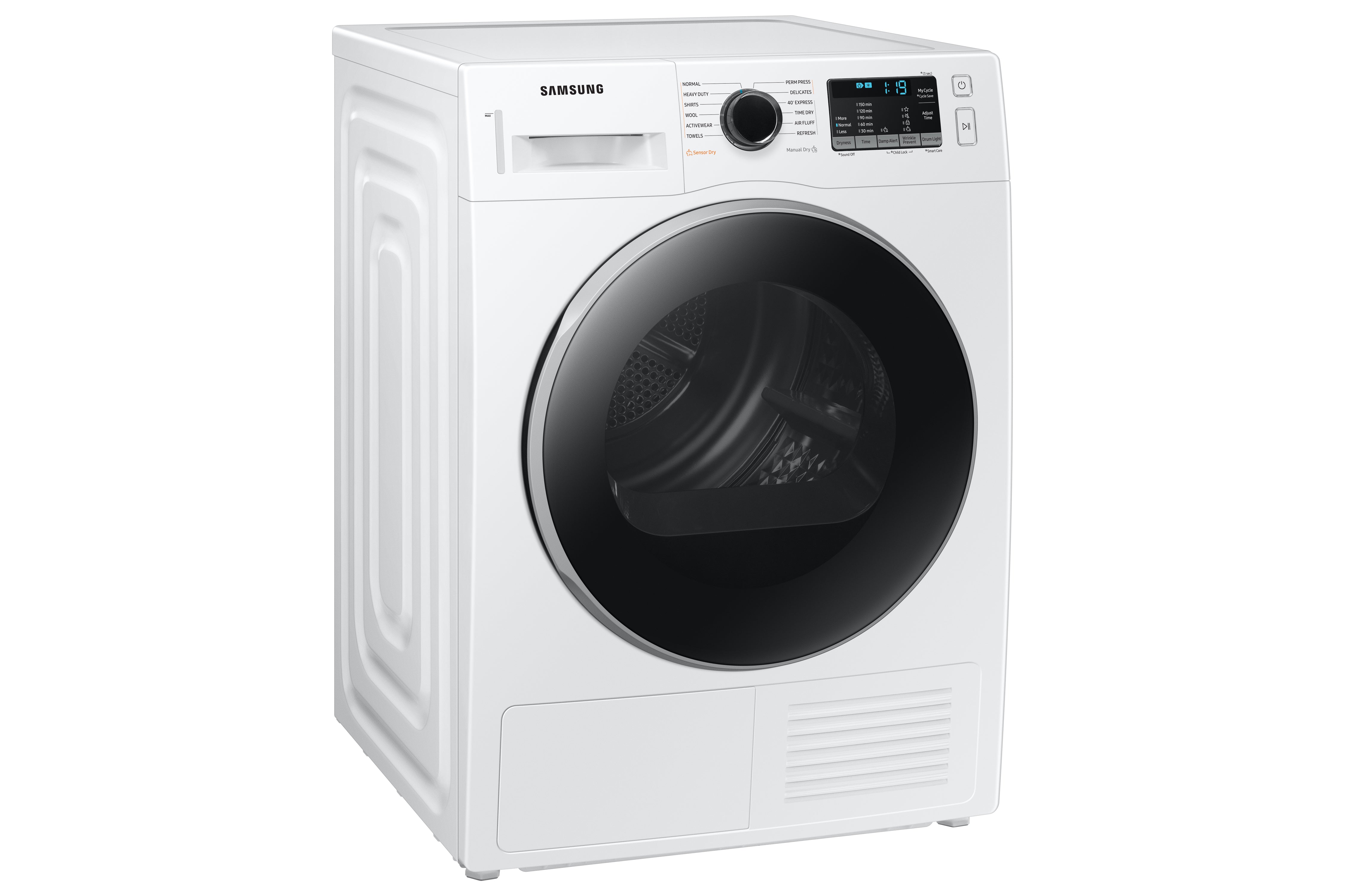 Samsung - 4 cu. Ft  Electric Dryer in White - DV25B6800HW