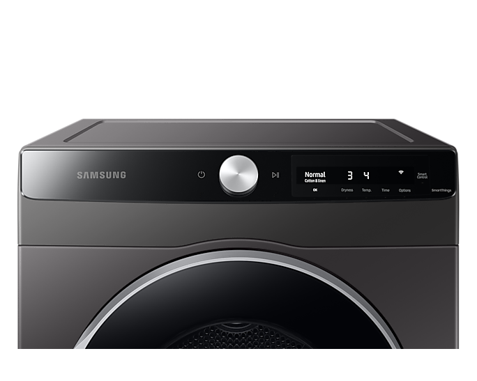 Samsung - 4 cu. Ft  Electric Dryer in Grey - DV25B6900EX