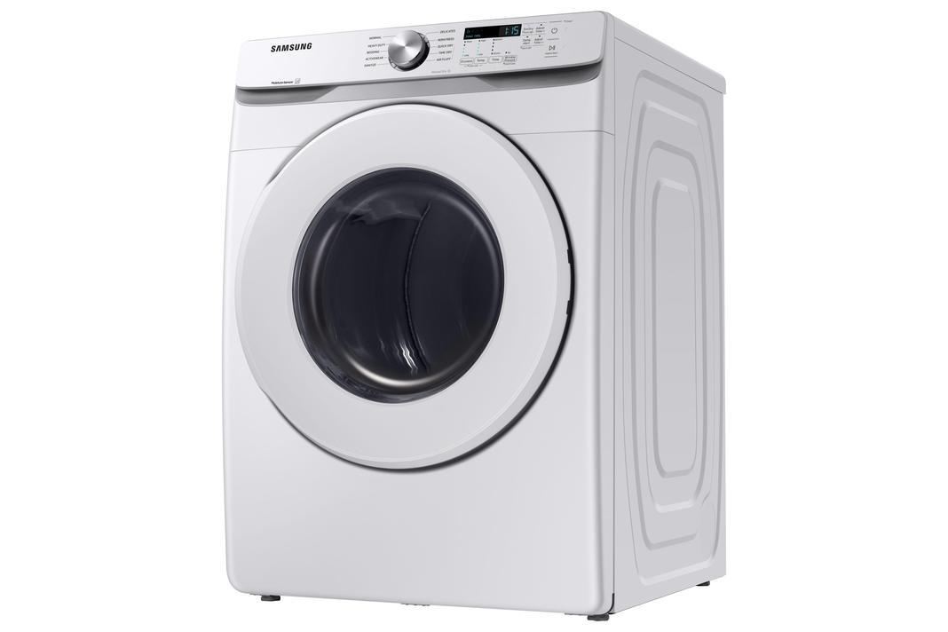 Samsung - 7.5 cu. ft  Electric Dryer in White - DVE45T6005W