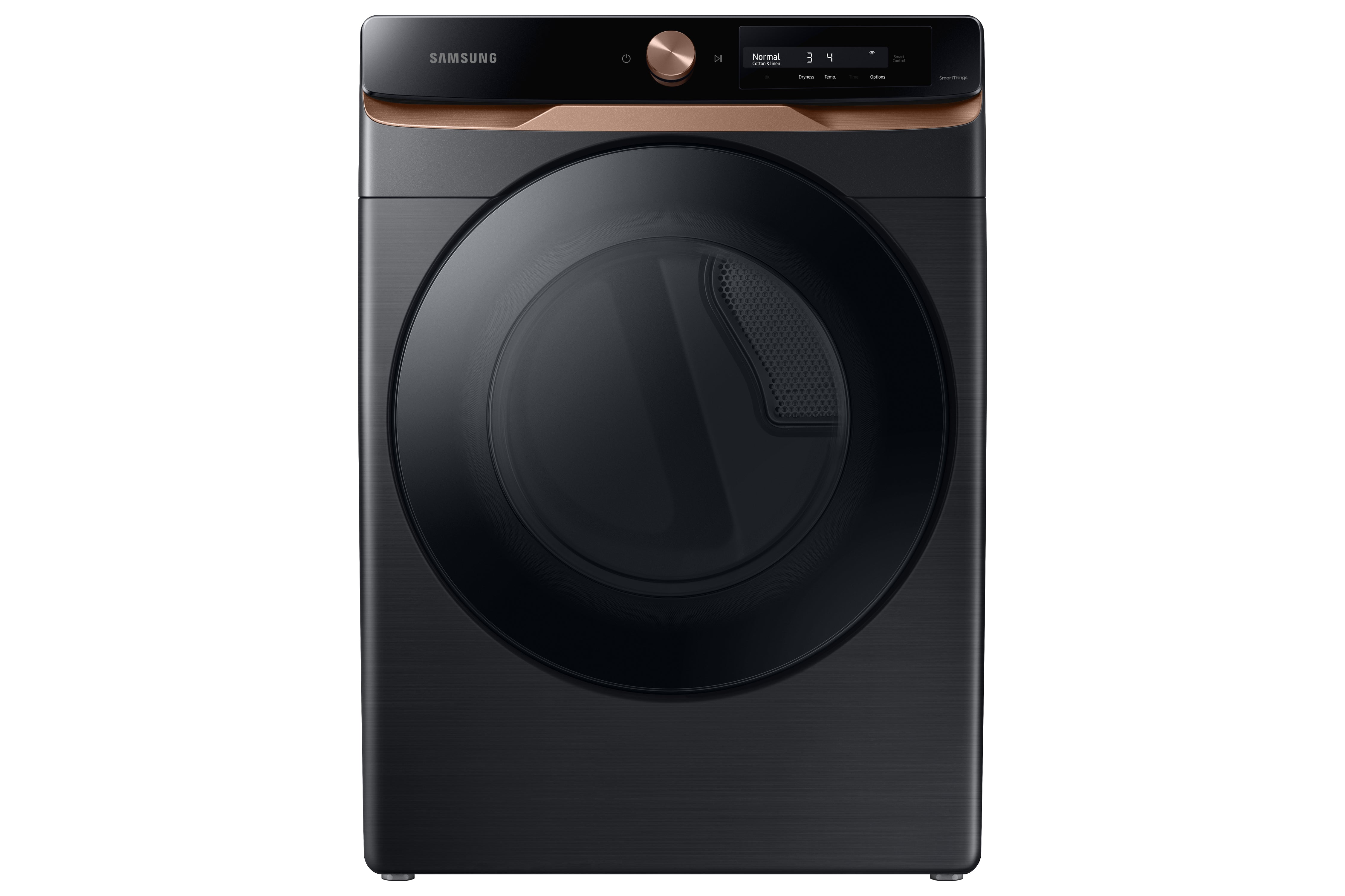 Samsung - 7.5 cu. Ft  Electric Dryer in Black Stainless - DVE46BG6500VAC