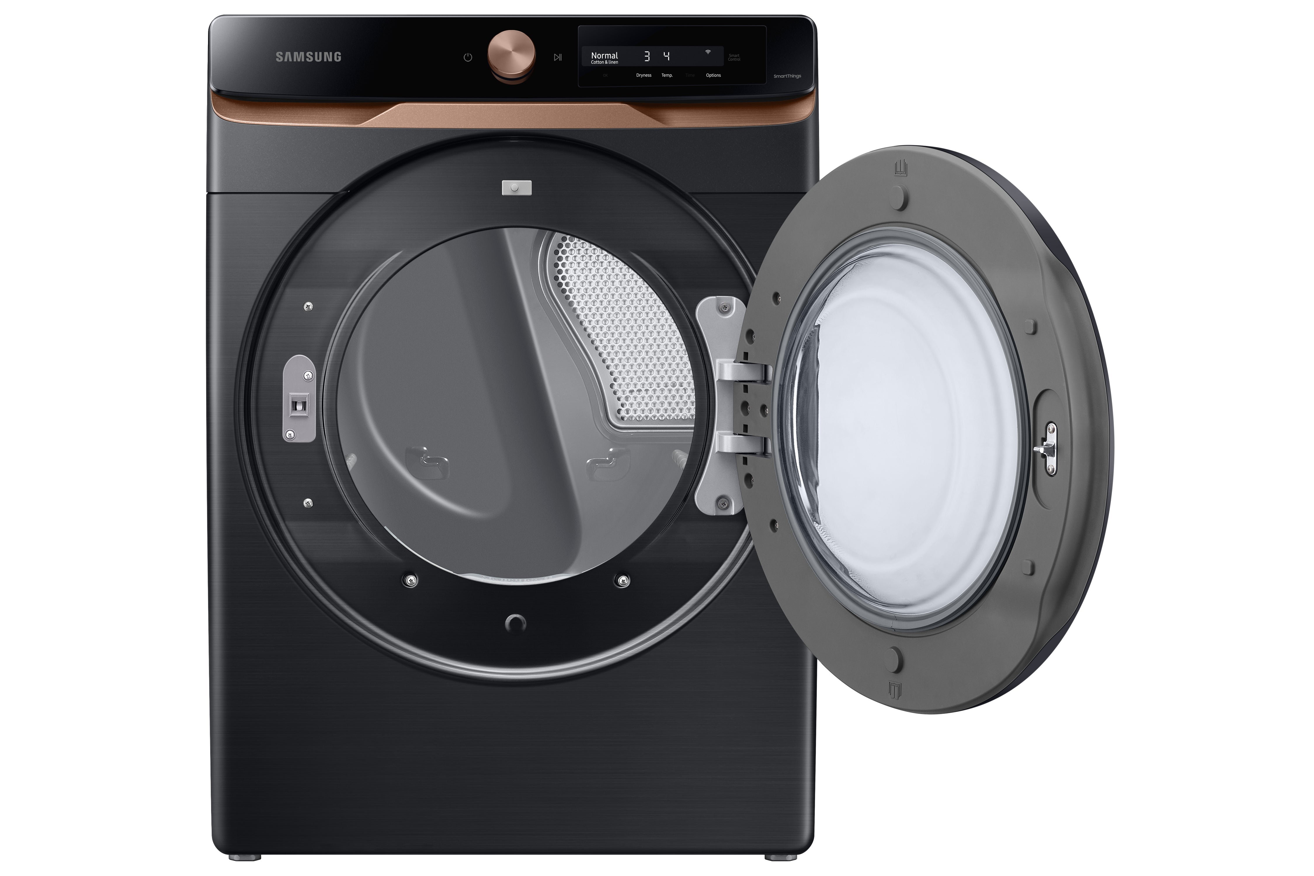 Samsung - 7.5 cu. Ft  Electric Dryer in Black Stainless - DVE46BG6500VAC