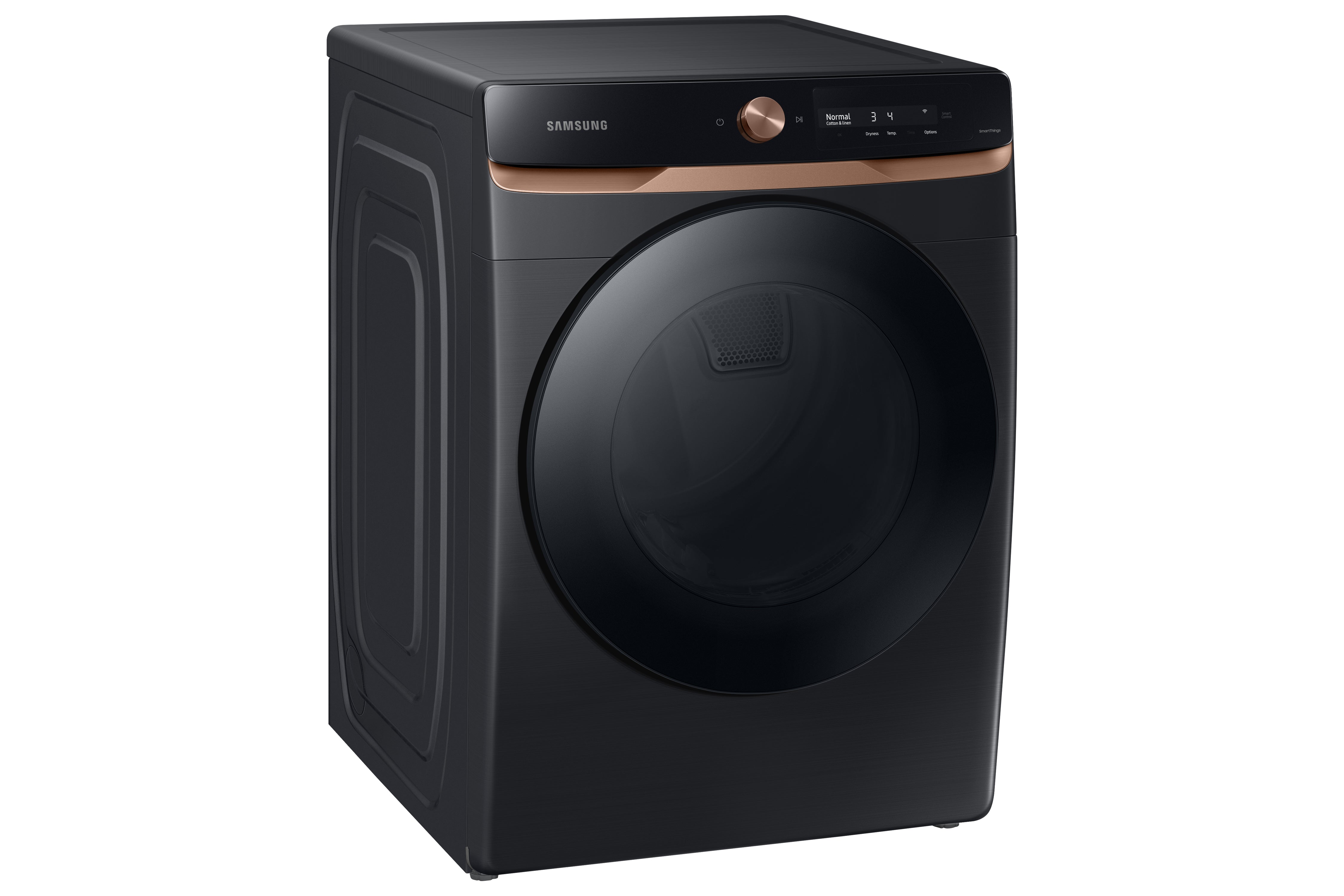 Samsung - 7.5 cu. Ft  Electric Dryer in Black Stainless - DVE46BG6500VAC
