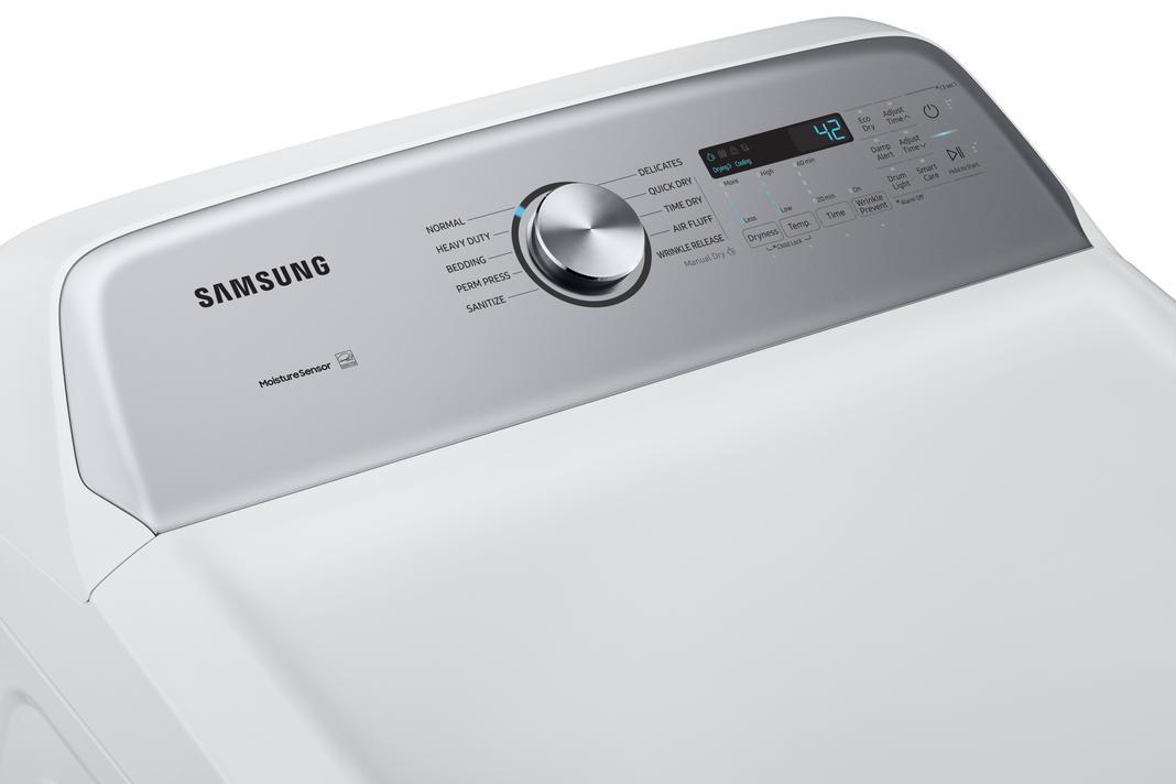 Samsung - 7.4 cu. Ft  Electric Dryer in White - DVE50T5205W