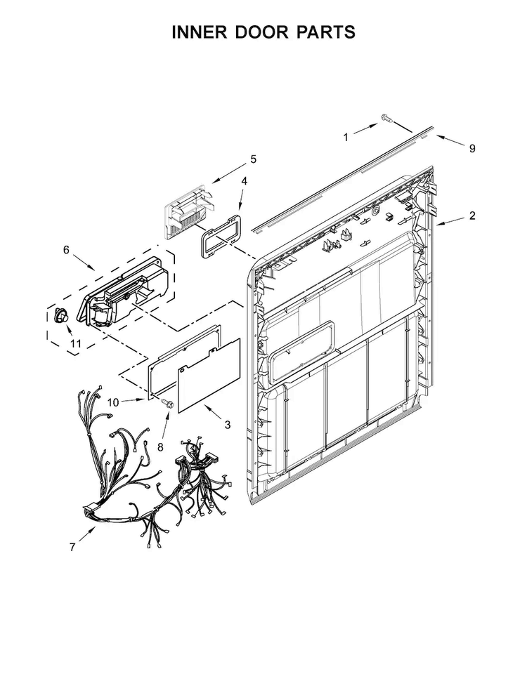 W11612333 Dishwasher Inner Door - XPart Supply