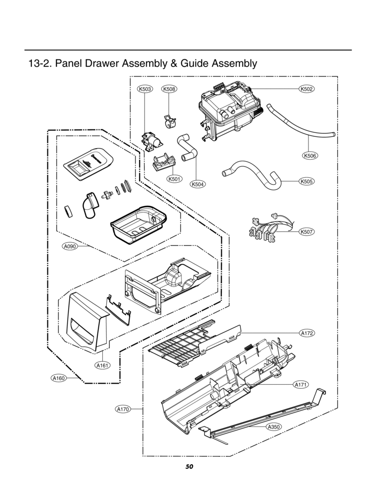 EAU37148701 Dryer Motor Pump Assy