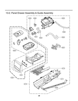 EAU37148701 Ensemble de pompe à moteur de sèche-linge