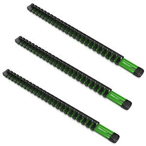 Aluminum Socket Organizer Rails With Rubber End Caps