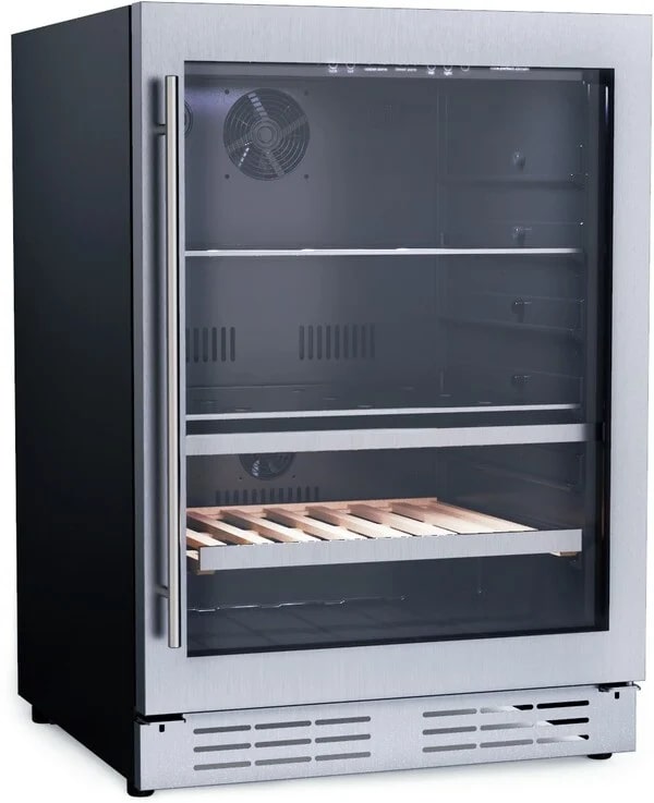 Elica - 23.4 Inch 4.8 cu. ft Beverage Centre Refrigerator in Stainless - EBS52SS1