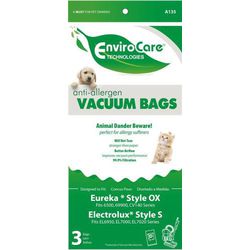 3 Eureka Style OX Electrolux Style S Vacuum Bags for 61230 EL6980 EL7000 6500 - XPart Supply