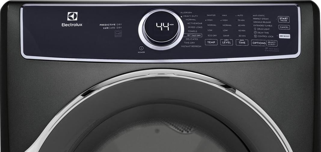 Electrolux - 8 cu. Ft  Electric Dryer in Titanium - ELFE763CAT