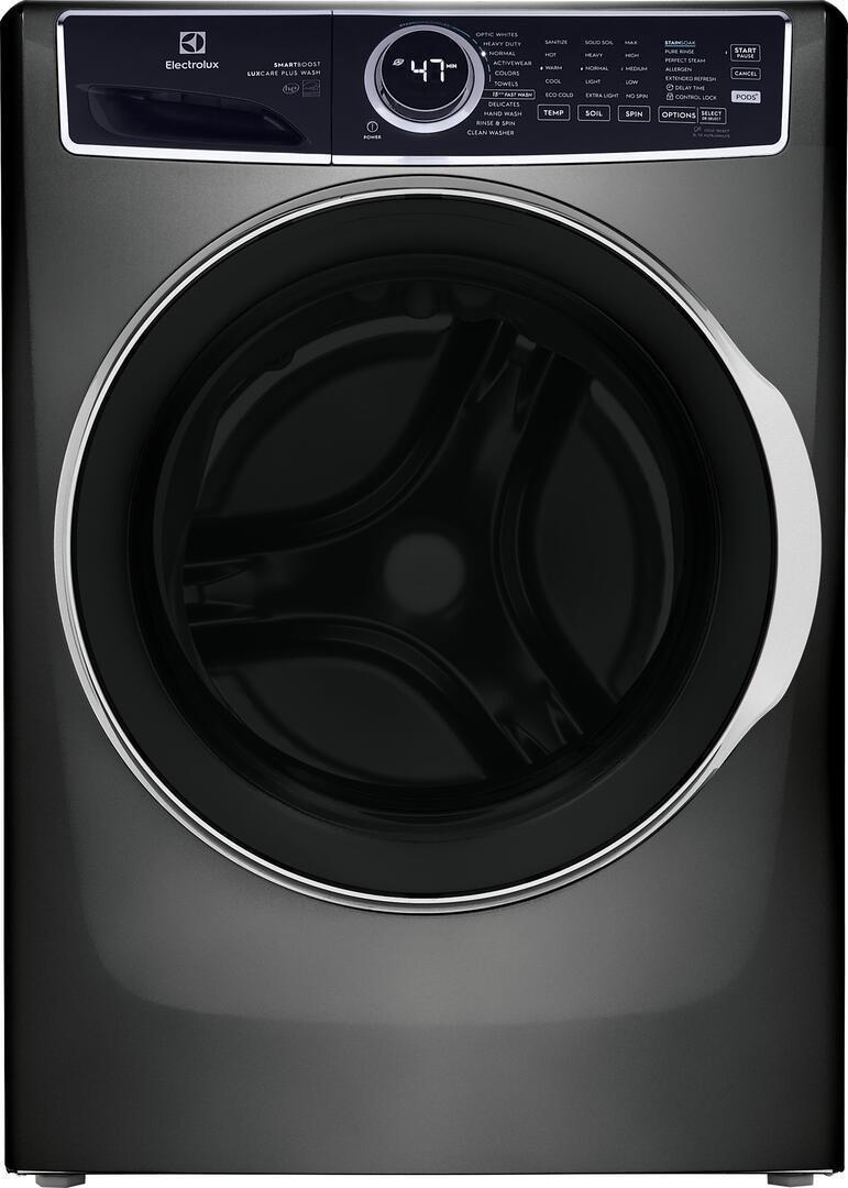 Electrolux - 5.2 cu. Ft  Front Load Washer in Titanium - ELFW7637AT