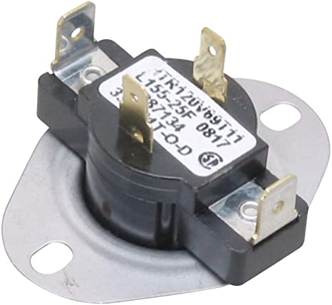 Edgewater Parts 3387134, AP2106564, AP6008270Thermostat 4 Wire Compatible With Frigidaire, Maytag, Sears, and Kenmore Dryers Fits Model# (LER, LGR, KEY, LGT, REL, RGL, KGY, LDG, LEC, LET, MDG, TGD) - XPart Supply Ltd.