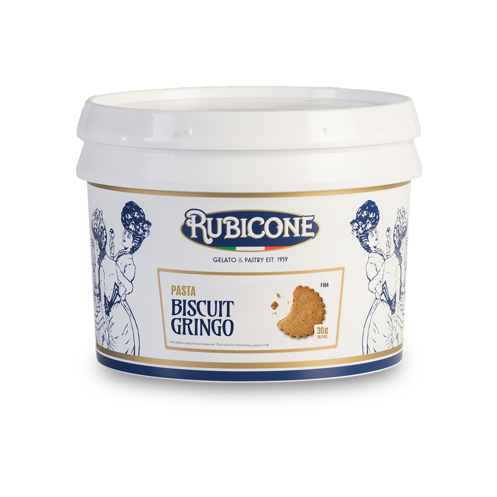 Shortbread Paste - Gelato Pastes - 3 KG Bucket - Biscuit Gringo - Rubicone Canada - Ships Free Within Canada on Orders Above CAD $199