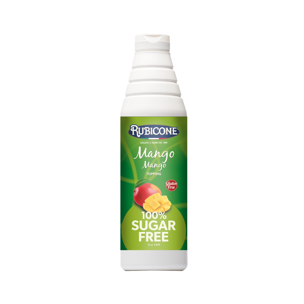 Sugarfree Mango Topping - 1 KG Squeeze Bottle - Rubicone Canada