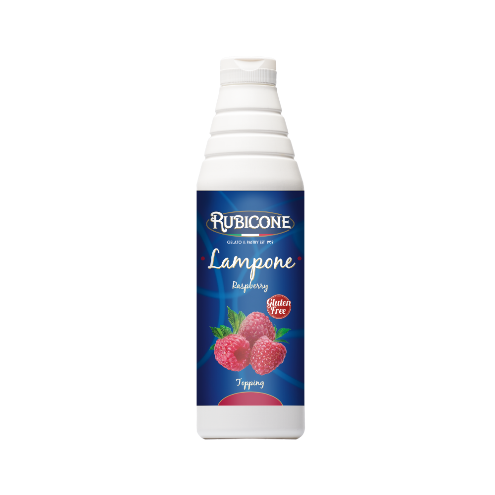Raspberry Topping - 1 KG Squeeze Bottle - Rubicone Canada