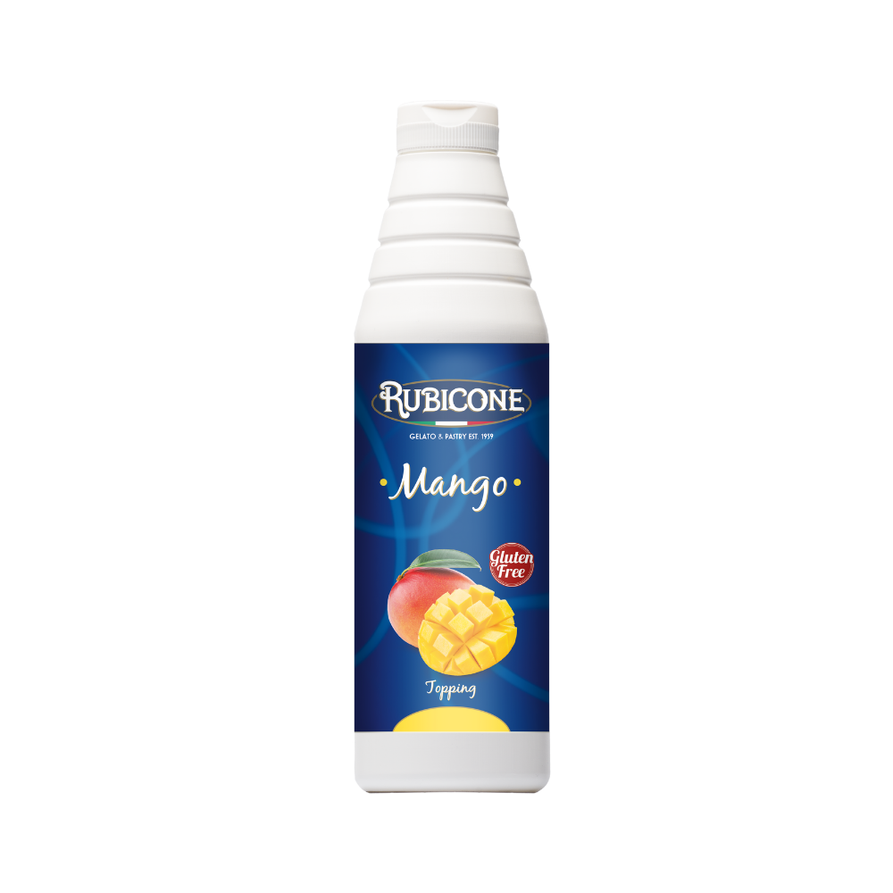 Mango Topping - 1 KG Squeeze Bottle - Rubicone Canada
