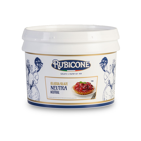 Neutral Mirror Glaze - 3.5 KG Bucket - Bakery and Pastry - Rubicone Canada - Ships Free Within Canada on Orders Above CAD $199