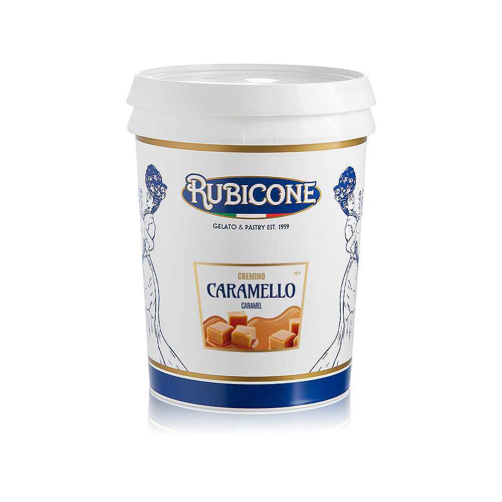 Caramel Spreadable Cream - Cremino Caramel - 5 KG Bucket - Rubicone Canada