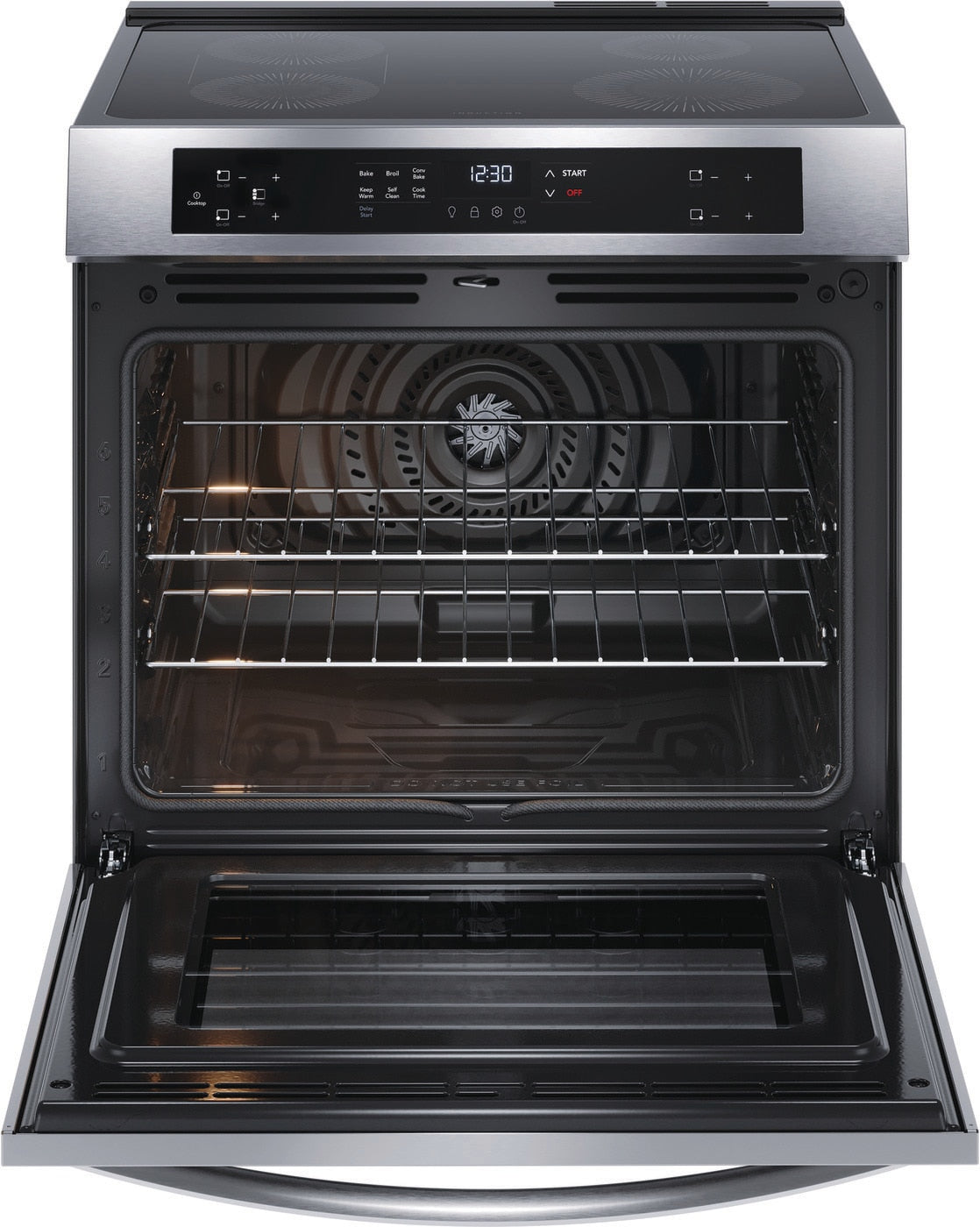 Frigidaire - 5.3 cu. ft  Induction Range in Stainless - FCFI308CAS