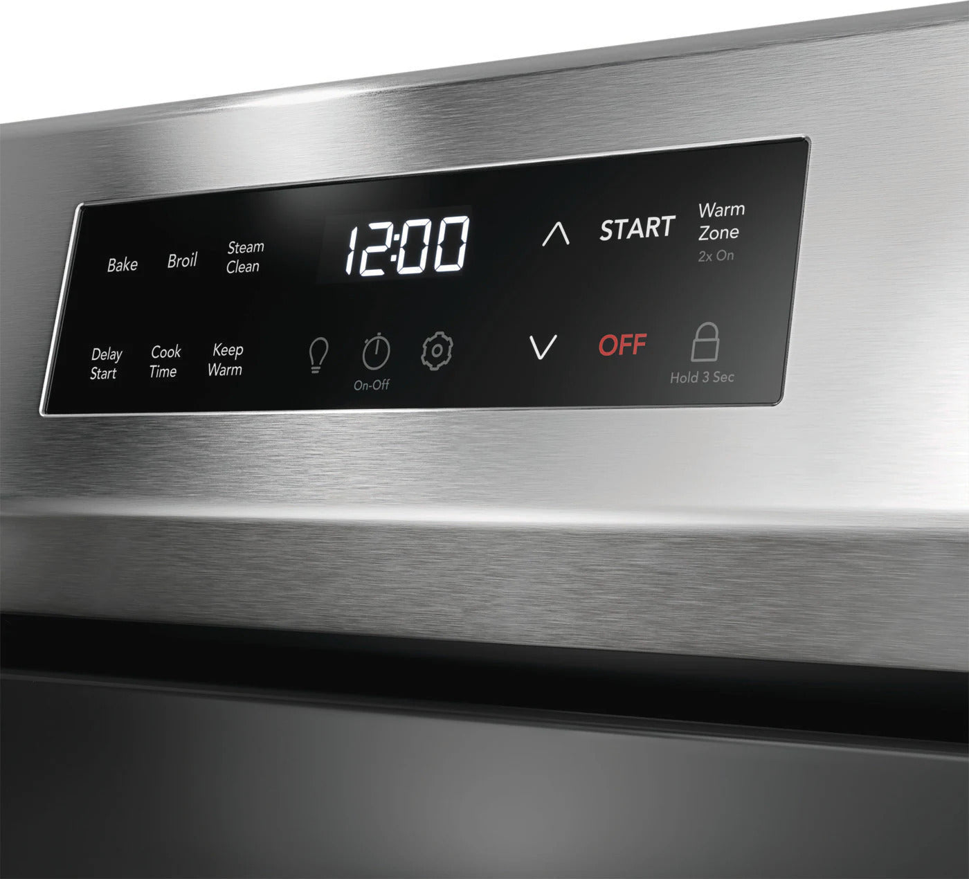 Frigidaire - 5.3 cu. ft  Electric Range in Stainless - FCRE306CAS