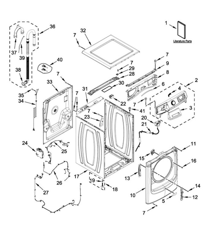 W11557918 Washer Wire Harness - XPart Supply