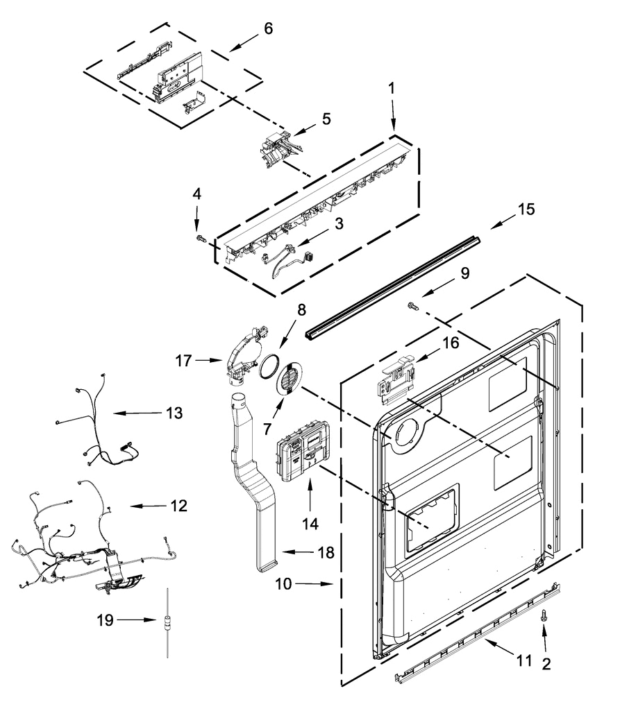 W11084867 Dishwasher Wire Harness - XPart Supply