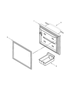 LW10413531 Refrigerator Freezer Door Assembly, Stainless - XPart Supply