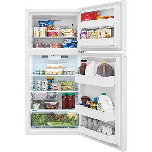 Frigidaire - 27.625 Inch 13.9 cu. ft Top Mount Refrigerator in White - FFHT1425VW