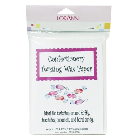 Twisting Wax Paper - 100 pack, 2000 pack - Candy Accessories - Canadian Distribution - Ships Free Within Canada on Orders Above CAD $199