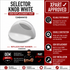 Frigidaire Electrolux Washer Dryer Selector Knob 134844410 — Fix Broken, Cracked, or Free-Spinning Cycle Knob