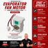 Frigidaire Refrigerator Evaporator Fan Motor 242219206 — Restore Cooling & Fix Warm Fridge Fast