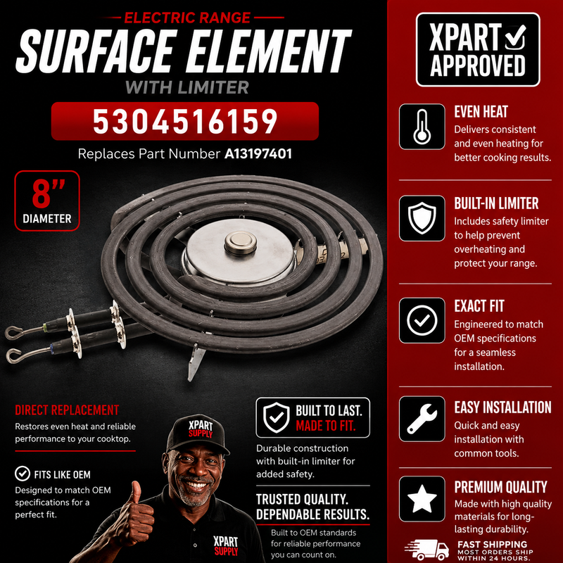 Frigidaire Surface Element 5304516159, Replaces A13197401