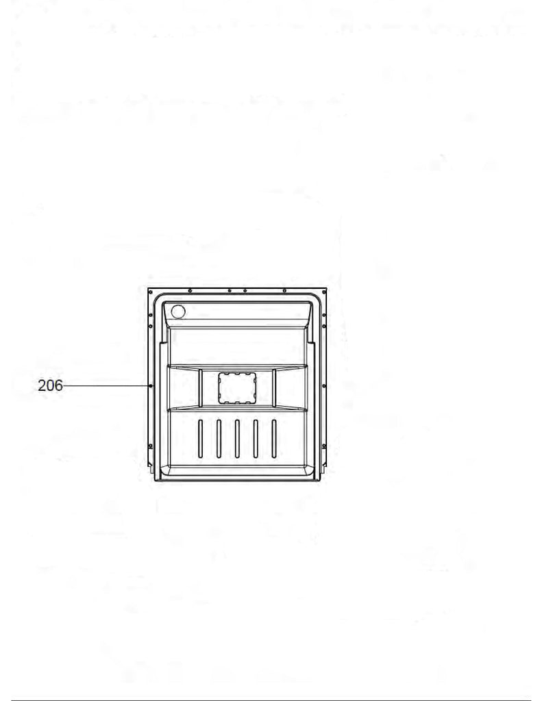 WG04L06342 Dishwasher Inner Door, Replaces 12276000014150