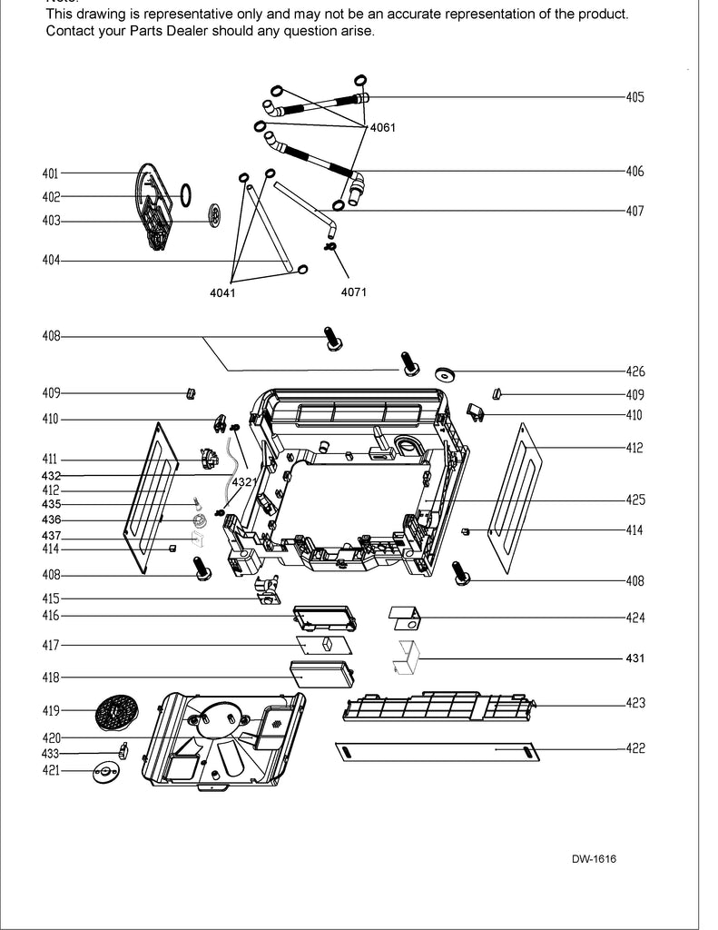 WG04F12241 Dishwasher Main Control Panel - XPart Supply